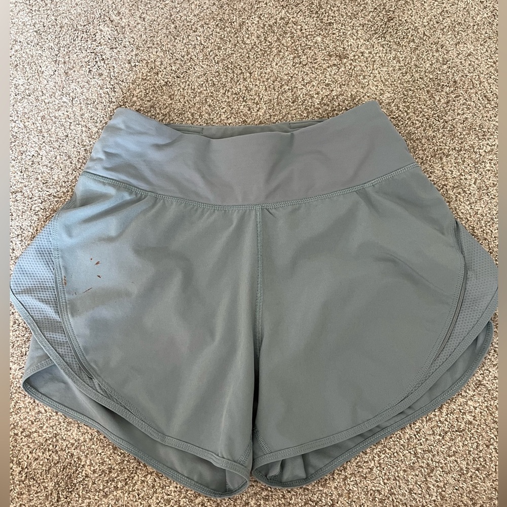 Blue gray Lulu size two shorts